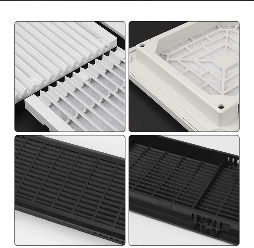 Louvered Cabinet Ventilation Window